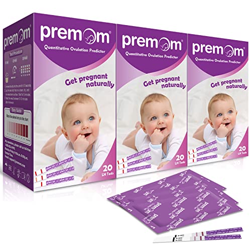 Premom Quantitative Ovulation Test Strips：Ovulation Predictor Kit with