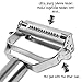 OXA Stainless Steel Garlic Press and Vegetable Peeler Set