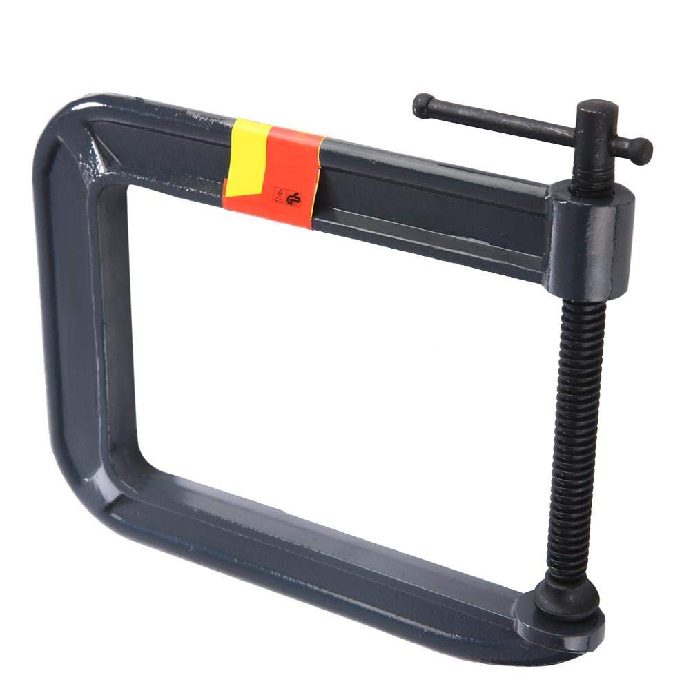 Photo 1 of Heavy Duty Deep Throat U-Clamp steel Deep Reach C-Clamp Jaw Opening DIY Carpentry Clamping Device(100,185mm)