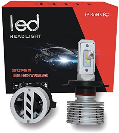 GOTYA H4 LED Headlight Bulbs High Beam 2 Colors Change 6000K All-in-one Conversion Kit CSP Chips 60W 8000LM Play And Plug Replace Directly