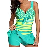 Women Plus Size Tankini Set,Todaies Women Shorts