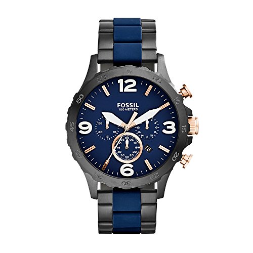 Fossil men s jr1494 nate analog display analog quartz b…