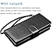 Tekcoo Galaxy S9 Plus Case, S9 Plus Wallet Case/PU Leather Case, Luxury Credit Card Slots Holder Carrying Folio Flip Cover [Detachable Magnetic Hard Case] Kickstand - Black