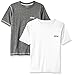STX Big Boys Active T-Shirt and Packs, 2 Pack -White/Gray -TX61, 10/12