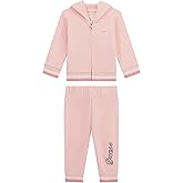 GUESS baby-girls Eco Long Sleeve Hooded Active Top and Pants Set