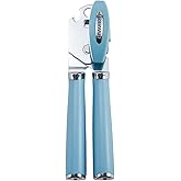 Farberware Professional Retro Heavy Duty Stainless Steel Smooth Edge Manual Hand Held Can Opener With Soft Touch Handle, Rust