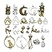iloveDIYbeads 100g (65pcs) Craft Supplies Small Antique Silver Bronz Animals Cats Charms Pendants for Crafting, Jewelry Findings Making Accessory for DIY Necklace Bracelet (M180)