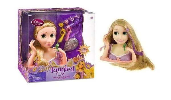 Amazon Com Disney Store Tangled Princess Rapunzel Styling Head