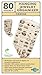 Closet Complete: Premium Quality CANVAS, Hanging Jewelry Organizer | Double Sided, 360 Degree Rotation, 80 Pockets | Best for Jewelry & Accessory Organization