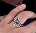 SUNSCSC Vintage Stainless Steel Jesus Cross Band Crucifix Ring