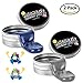ILC Magnetic Putty Playdough Creative Magnet Toy Slime Stress Reliever for Kids and Adults for Fun (2 Pack) Blue and Silver