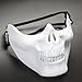 GUAngqi Halloween Skull Skeleton Half Face Skull Mask For Halloween, CS, Costume Party,white