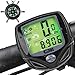 Zacro Bike Computer, Original Wireless Bicycle Speedometer with Backlight, Multi FunctionBike Odometer Cycling with Compass Key Ring