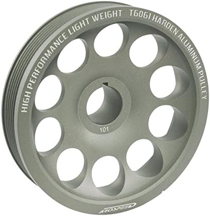 Arospeed Harden Lightened Lightweight Crankshaft Crank Pulley Mitsubishi Lancer Evolution Evo X 10 4B11T, Gs Asx Outlander 4B11 0.8KG Gunmetal