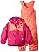 Columbia Kid's Double Flake Set Outerwear, Deep Blush, Hot Coral, 2T