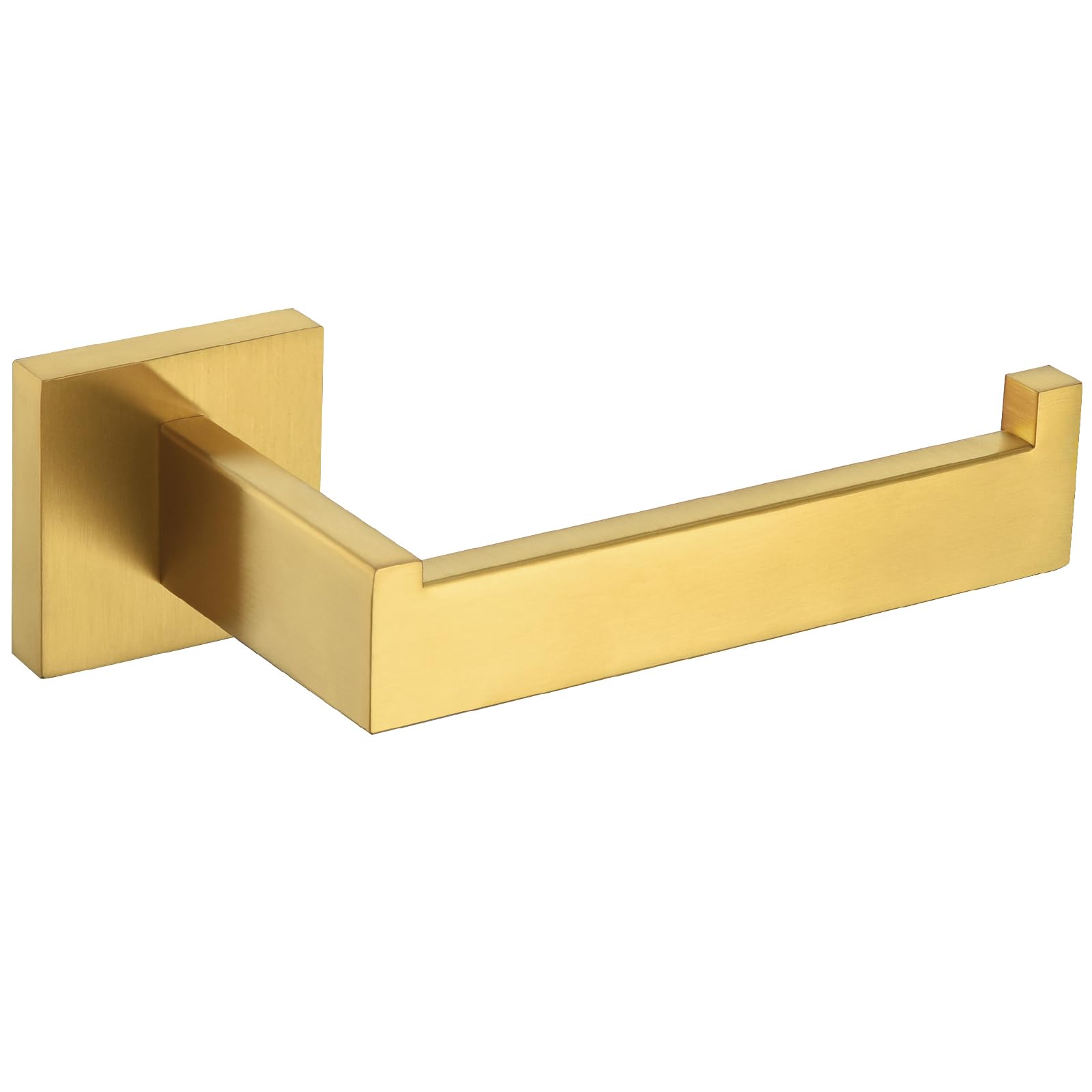 Angle Simple Brushed Gold Toilet Paper Holder