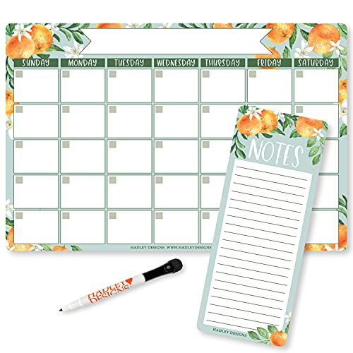 Dry Erase Calendar for Fridge Clementine Fridge