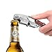 MICHELANGELO Professional Waiters Corkscrew With Rosewood Handle & Bonus Leather Case, Wine Keys, 3-in-1 Double Hinged Corkscrew Wine Bottle Opener With Foil Cutter & Beer Bottle Opener