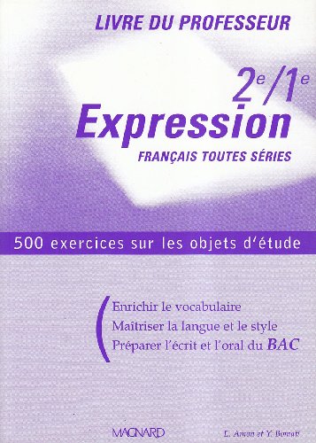Expression 2e-1e, français toutes séries