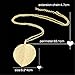 Feelontop Costume Jewelry Gold Color Alloy Leaf Design Pendant Necklace for Women with Jewelry Pouch