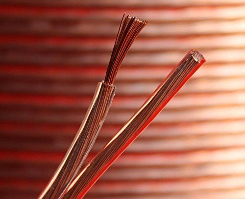 electrosmart 10m Quality 18AWG Loud Speaker Cable - Multi-Strand - Outside Dimensions of Cable: 5mm x 2.5mm