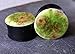 Pair - Pistachio Green Glass Essential Oil Ear Plugs Organic Handmade Ceramic double-flared body jewelry