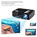 Portable Video Projector Full HD Home Theater Cinema Projectors Native 720P Support 1080P 2500 Lumens 200