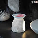 Cello Tealight Wax Melt & Oil Burner Porcelain Gift Nan Burner view 3