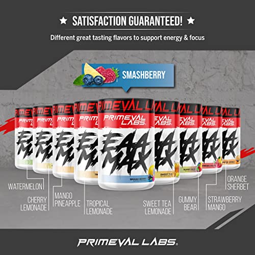 Primeval Labs EAA Max, BCAA Perfect Amino Acid Powder Pre or Post