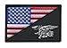 Tactical USA Flag / Navy SEALs Team Navy Trident Embroidered Patch (Red/White/Blue)
