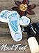 50 Pairs (100 feet) Premium Disposable Spray Tanning Stick on Feet for Sunless Tanning