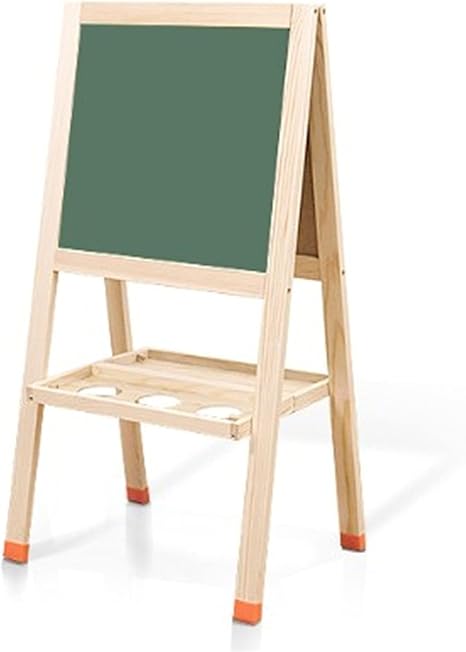 Amazon Co Jp 黒板 描画委員会ホーム子供用ライティングボード幼児ベビーブラケットタイプ落書き消去可能な小さな黒板 製図板黒板 色 Natural Size 32x36cm ホーム キッチン