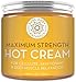 Max Strength Hot Cream - Natural Muscle Pain Relief Cream for Sore Muscles, Arthritis Pain, Sports Injuries, Chronic Pain, and Inflammation - Capsaicin Cream for Soreness, 8.8 oz, Pure Body Naturals primary