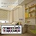 Magnetic Squares - 110 Square Adhesive Magnets with Strong 3M Backing - Each 20x20x2mm - Flexible Sticky Magnets for Crafts & DIY Projects, Hanging & Organizing Lightweight Objects