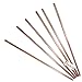 Set of 6 - Prisha India Craft - Solid Copper Drinking Straw for Beer, Cups/Mugs And Cocktail Glasses, Vodka Beer Bar Collection