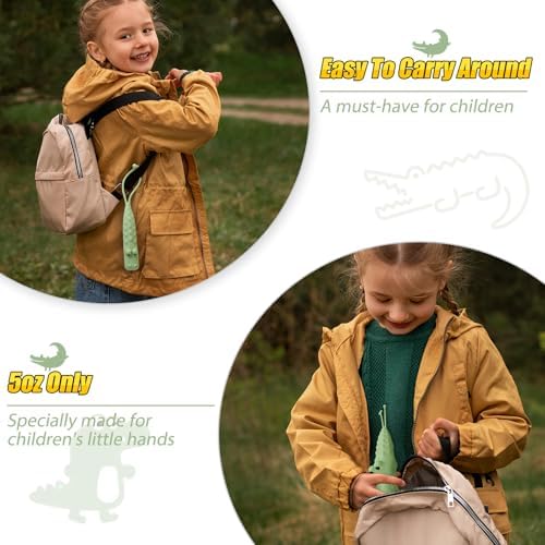 dimmbare High Lumen LED-Leuchte, aufladbare Taschenlampe, Handtaschenlampe für Kinder, für Camping Wandern Notfälle, Krokodil Geschenke für Kinder