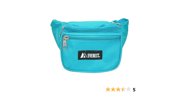 turquoise fanny pack