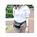 Toupons Fashion Small Pu Leather Waist Fanny Pack Bag for Girls & Women Cellphone Pouch (Black-4)