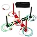 Cheerwing Wooden Ring Toss Kids Adults Games Improve Eye-Hand Coordination and Fine Motor Skills - with Carrying Case, Plus 10 Plastic Rings
