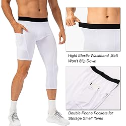 Men's Compression Tights Basketball,One Leg
