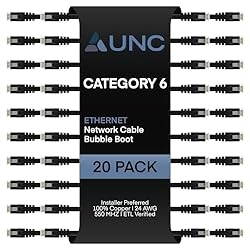 ClearFit uCore 20 Pack - 20ft Cat 6 Ethernet Cable