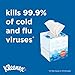 Kleenex Anti-Viral Facial Tissues, Cube Box, 68 Tissues per Cube Box, 18 Packs