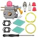 Savior C1U-W18 Carburetor with Adjustment Tool Kit for Poulan Weed Eater Featherlite FL20 FL20C FL25C FL26 FX26S FX26SC FX265 XT260 SST25 SST25C String Trimmer 530071752 530071822 545081808 530071750