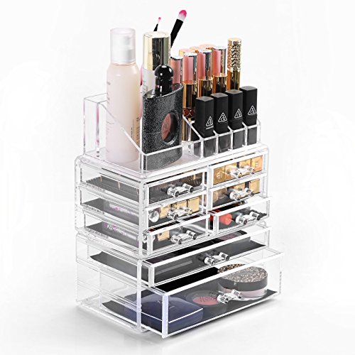 Acr iacute lico Cosm eacute ticos Cajas De Almacenamiento Contador Del