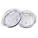 MAIBET Cup Lid 2pack 30 oz 100% Spill Proof Yeti Lid Tumbler 30oz RTIC Rambler Splash Resistant Vacuum Sealed Open Close Sliding Closure,Fit for RTIC,YETI Ozark Trail (30oz, clear NEW)