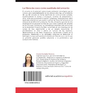 La fibra de coco como sustituto del amianto: Utilización de la fibra de coco en los procesos industriales (Spanish Edition)