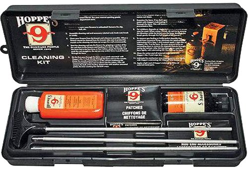 Hoppe's No. 9 Cleaning Kit with Aluminum Rod, Universal .22-.225 Caliber Rifle/Pistol