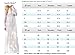 Imily Bela Women's Vintage Chiffon Long Sleeve Wedding Bridesmaid Summer Beach Maxi Long Dress White