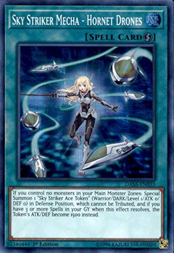 Sky Striker Mecha - Hornet Drones - DASA-EN033 - Super Rare - 1st Edition