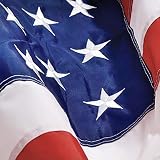 Grace Alley American Flag: American Made 4x6 FT US Flag Made in USA - Embroidered Stars and Sewn Stripes. This American Flag Meets The US Flag Code.